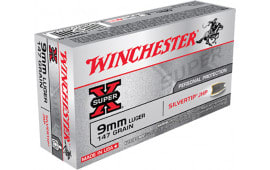 Winchester Ammo X9MMST147 Super-X 9mm Luger 147 GR Silvertip HP - 50rd Box
