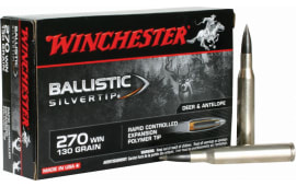 Winchester Ammo SBST270 Supreme 270 Winchester 130 GR Ballistic Silvertip - 20rd Box