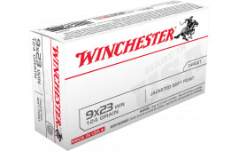 Winchester Ammo Q4304 Best Value 9x23 Winchester 124 GR Jacketed Soft Point - 50rd Box