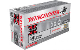 Winchester Ammo WC381 WinClean 38 Special 125 GR Jacketed Flat Point Tin Core - 50rd Box