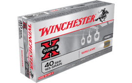 Winchester Ammo WC401 WinClean 40 Smith & Wesson 165 GR Brass Enclosed Base - 50rd Box