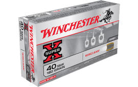 Winchester Ammo WC402 WinClean 40 Smith & Wesson 180 GR Brass Enclosed Base - 50rd Box