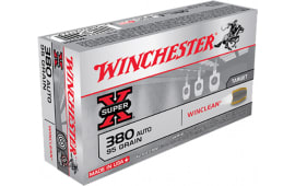 Winchester Ammo WC3801 WinClean 380 ACP 95 GR Brass Enclosed Base - 50rd Box
