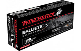 Winchester Ammo SBST223SS Supreme 223 Winchester Super Short Magnum 55 GR Ballistic Silvertip - 20rd Box