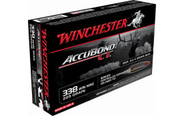 Winchester Ammo S338CT Supreme 338 Winchester Magnum 225 GR AccuBond CT - 20rd Box