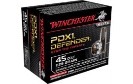 Winchester Ammo S45CPDB Supreme Elite 45 Colt (LC) 225 GR Bonded Jacket Hollow Point - 20rd Box