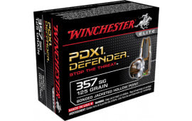 Winchester Ammo S357SPDB Supreme Elite 357 Sig Sauer 125 GR Bonded Jacketed Hollow Point - 20rd Box