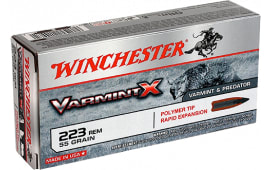 Winchester Ammo X223P Super-X .223/5.56 NATO 55 GR Varmint - 20rd Box