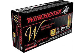 Winchester Ammo W9MMT W 9mm Luger 147 GR Full Metal Jacket - 50rd Box