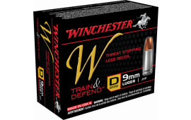Winchester Ammo W9MMD W 9mm Luger 147 GR Jacketed Hollow Point - 20rd Box