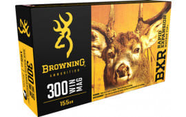 Browning Ammo B192103001 BXR Rapid Expansion 300 Win Mag 155 GR Matrix Tip - 20rd Box