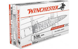 Winchester Ammo USA3131W Usaw .223/5.56 NATO 55 GR Full Metal Jacket - 180rd Box