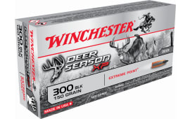 Winchester Ammo Case,X300BLKDS Deer Season XP 300 AAC Blackout/Whisper (7.62X35mm) 150 GR Extreme Point - 200 Round Case