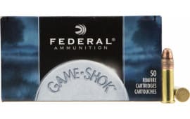 Federal 710 Game-Shok 22 Long Rifle 40 GR Copper-Plated Solid Point - 50rd Box