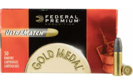 Federal UM22 Gold Medal Ultra Match 22 Long Rifle (LR) 40 GR Lead Round Nose - 50rd Box