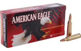 Federal American Eagle AE22250G 22-250Rem 50 GR Jacketed Hollow Point - 20rd Box