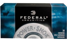 Federal 3030B Power-Shok 30-30 Winchester 170 GR Soft Point Round Nose - 20rd Box