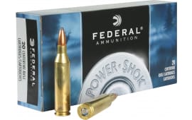 Federal 243AS Power-Shok 243 Winchester 80 GR Jacketed Soft Point - 20rd Box