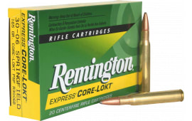 Remington Ammunition R3006B Core-Lokt 30-06 165 GR Core-Lokt Pointed Soft Point - 20rd Box