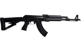 Zastava Arms ZPAP M70 AK-47 Rifle 7.62x39 30rd - New 16.3" Chrome-Lined Barrel, 1.5mm Receiver and Bulged Trunnion - Black Hogue Furniture - ZR7762BHM