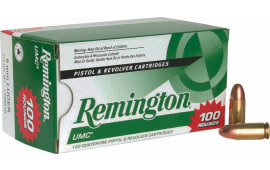 Remington Ammunition 23765 UMC 9mm Luger 115 gr Full Metal Jacket (FMJ) (Value Pack) - 100rd Box