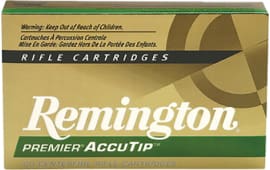 Remington Ammunition PRA243WB Premier 243 Winchester AccuTip 75 GR - 20rd Box