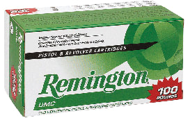 Remington Ammunition L9MM1B UMC 9mm Jacketed Hollow Point 115 GR - 100rd Box