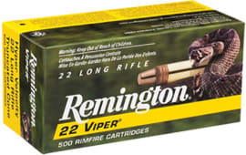 Remington Ammunition 1900 Viper 22 LR Truncated Cone Solid 36 GR - 100rd Box