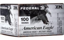 Federal AE223BLX American Eagle 223 Rem 55 gr Full Metal Jacket Boat-Tail (FMJBT) - 100rd Box
