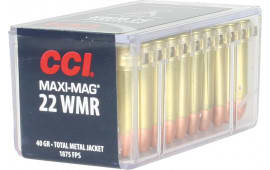CCI 0023 Target & Plinking Maxi-Mag 22 WMR 40 gr Total Metal Jacket (TMJ) - 50rd Box