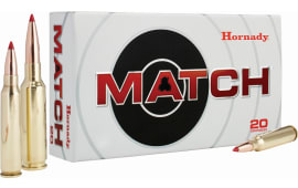 Hornady 81391 Match 6mm Creedmoor 108 gr Extremely Low Drag-Match (ELD) - 20rd Box