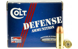 Colt Ammo 9M124CT Defense 9mm Luger 124 GR Jacketed Hollow Point - 20rd Box