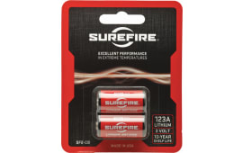 SureFire SFLFP123 CR123A  3 Volts Lithium 1550 mAh 2pk (Charger NOT Included)