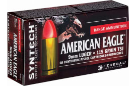 Federal AE40SJ1 American Eagle Syntech 40 Smith & Wesson (S&W) 165 GR Total Synthetic Jacket (TSJ) - 50rd Box