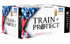Federal TP9VHP1 Train and Protect 9mm Luger 115 GR Verstile Hollow Point (VHP) - 50rd Box
