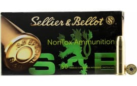 Sellier & Bellot SB38NT Handgun Non-Tox 38 Special 158 gr Total Full Metal Jacket (TFMJ) - 50rd Box