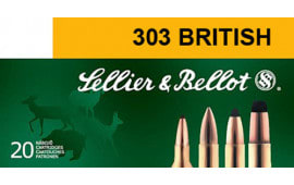 Sellier & Bellot SB303B Rifle 303 British 150 GR Soft Point - 20rd Box