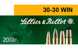 Sellier & Bellot SB3030A Rifle 30-30 Win 150 GR Soft Point - 20rd Box