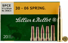 Sellier & Bellot SB3006B Rifle 30-06 180 GR Soft Point - 20rd Box