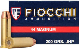 Fiocchi 44B500 Shooting Dynamics 44 Remington Magnum 200 GR Semi-Jacketed Hollow Point - 50rd Box