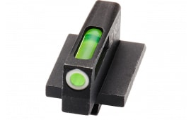 HiViz GPN301 LiteWave H3 Front Sight Tritium with LitePipe Technology Green with White Outline Black Frame for Ruger GP100