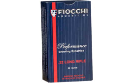 Fiocchi 22FHPSUB Shooting Dynamics 22 LR 38 GR SubSonic Hollow Point - 50rd Box