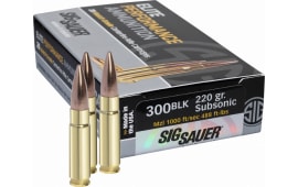 Sig E300A2-20 300 Blackout Match Grade Subsonic 220 GR Sierra MatchKing - 20rd Box