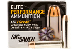 Sig Sauer E357M1-20 V-Crown Jacketed Hollow Point 357 Magnum 125 GR Jacketed Hollow Point - 20rd Box