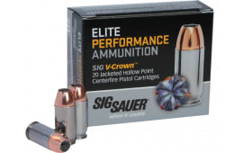 Sig Sauer E44MA1-20 V-Crown 44 Rem Mag 240 GR Jacketed Hollow Point - 20rd Box