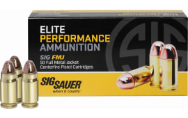 Sig Sauer E357MB-50 Full Metal Jacket 357 Magnum 125 GR FMJ - 50rd Box