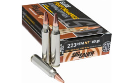 Sig Sauer E223H120 Elite Copper Hunting 223 Rem 60 gr Jacketed Hollow Point (JHP) - 20rd Box