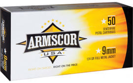 Armscor FAC94 9mm Luger 124 GR Full Metal Jacket - 50rd Box