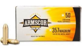 Armscor FAC3572N 357 Magnum 125 GR Full Metal Jacket - 50rd Box