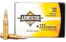 Armscor FAC2238N .223/5.56 NATO 62 GR Full Metal Jacket - 20rd Box